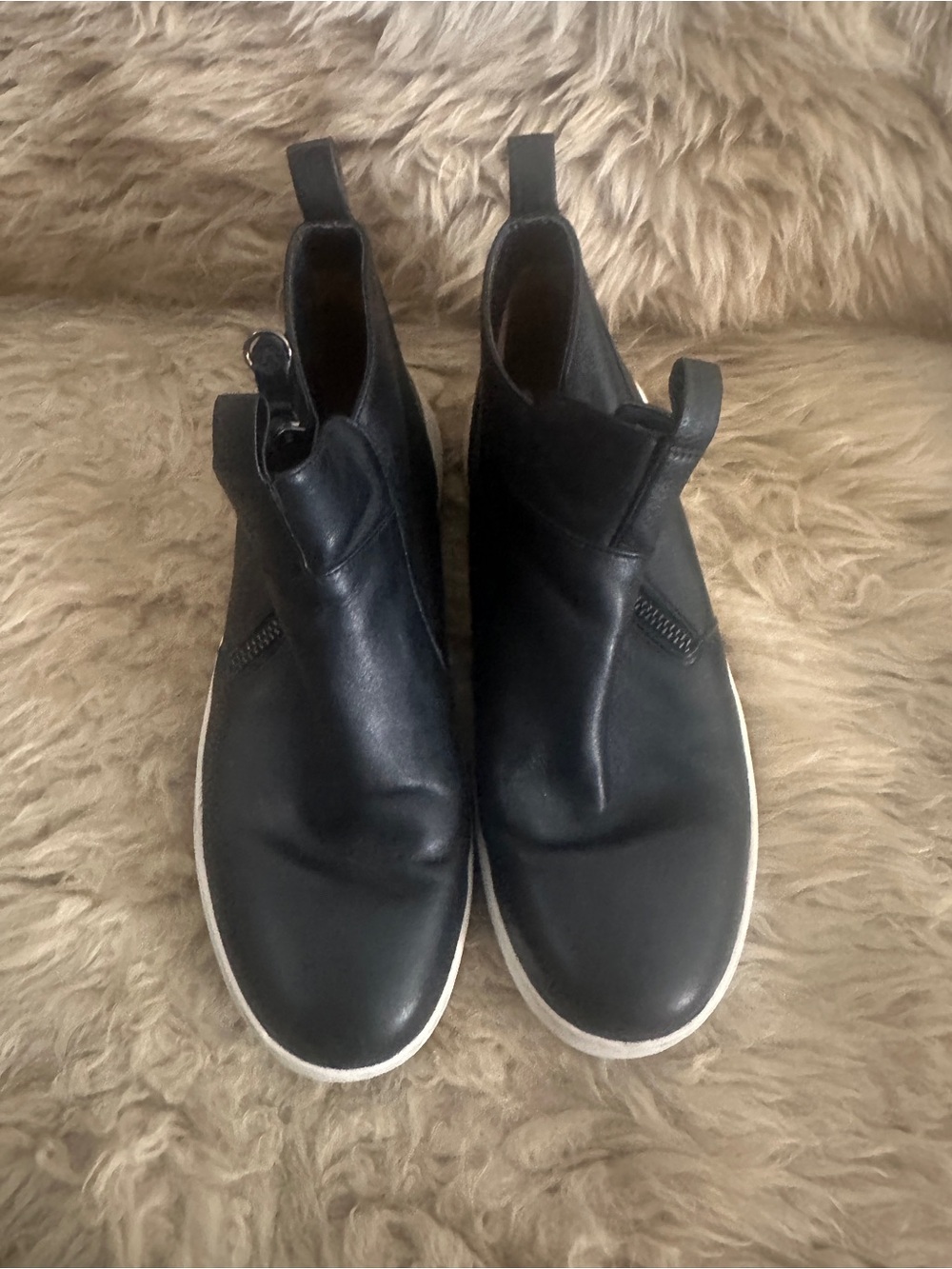 Vionic Leather Ankle Boots